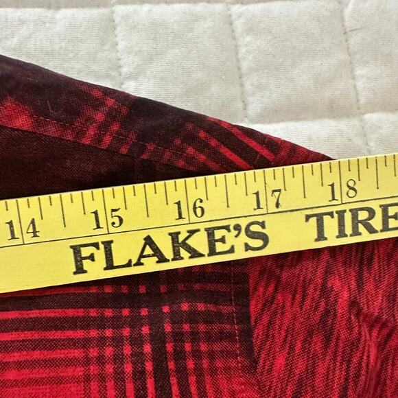 AD LIB Dress Womens 46 Red Shirt Dress Shift Abstract Midi Lagenlook US 14 - Picture 13 of 13